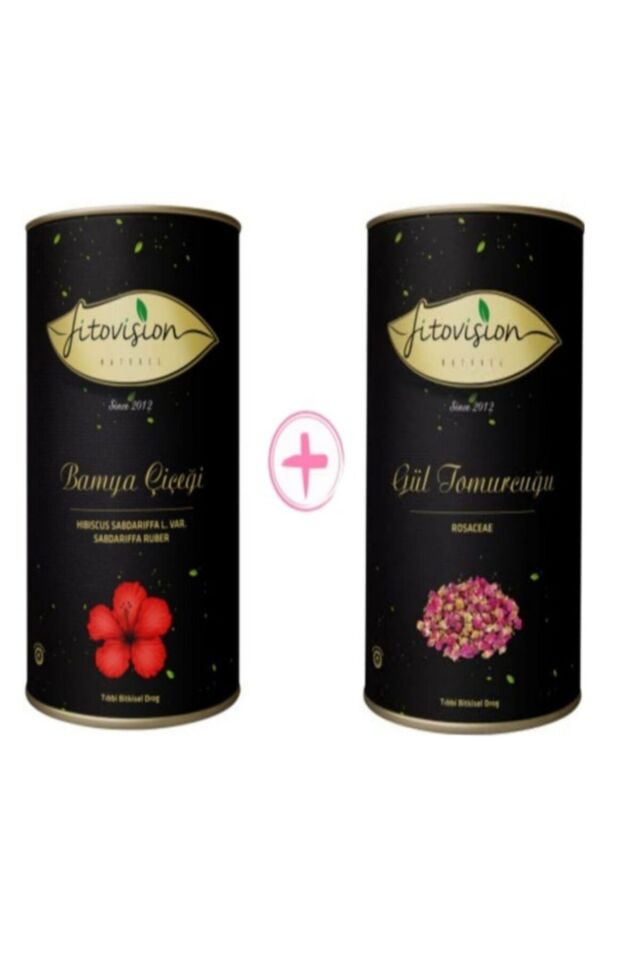 Vision Bamya Çiçeği+gül Tomurcuğu (  Paket)