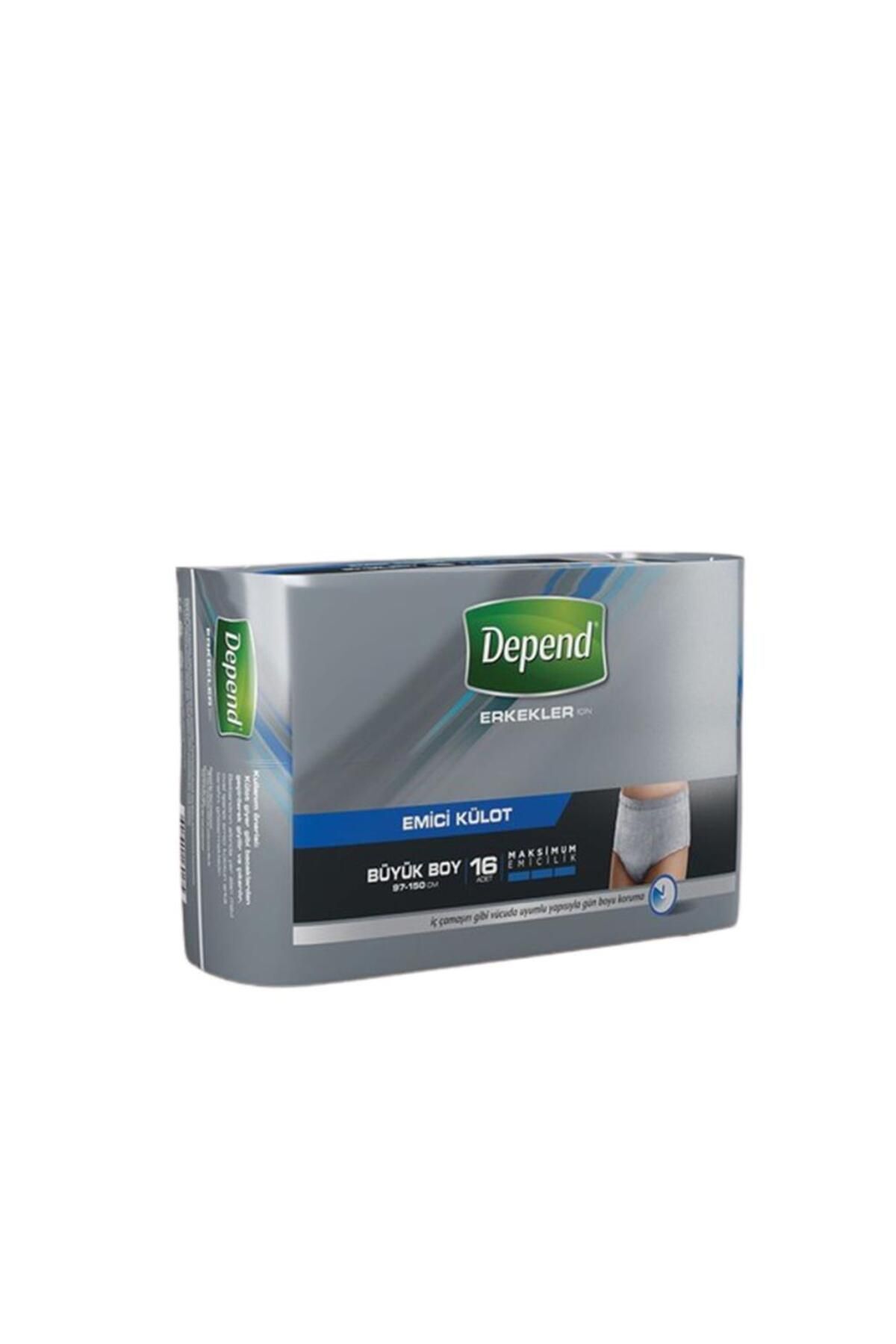 Depend Emici Külot Eko Avantaj Paket Büyük Erkek 16 Adet