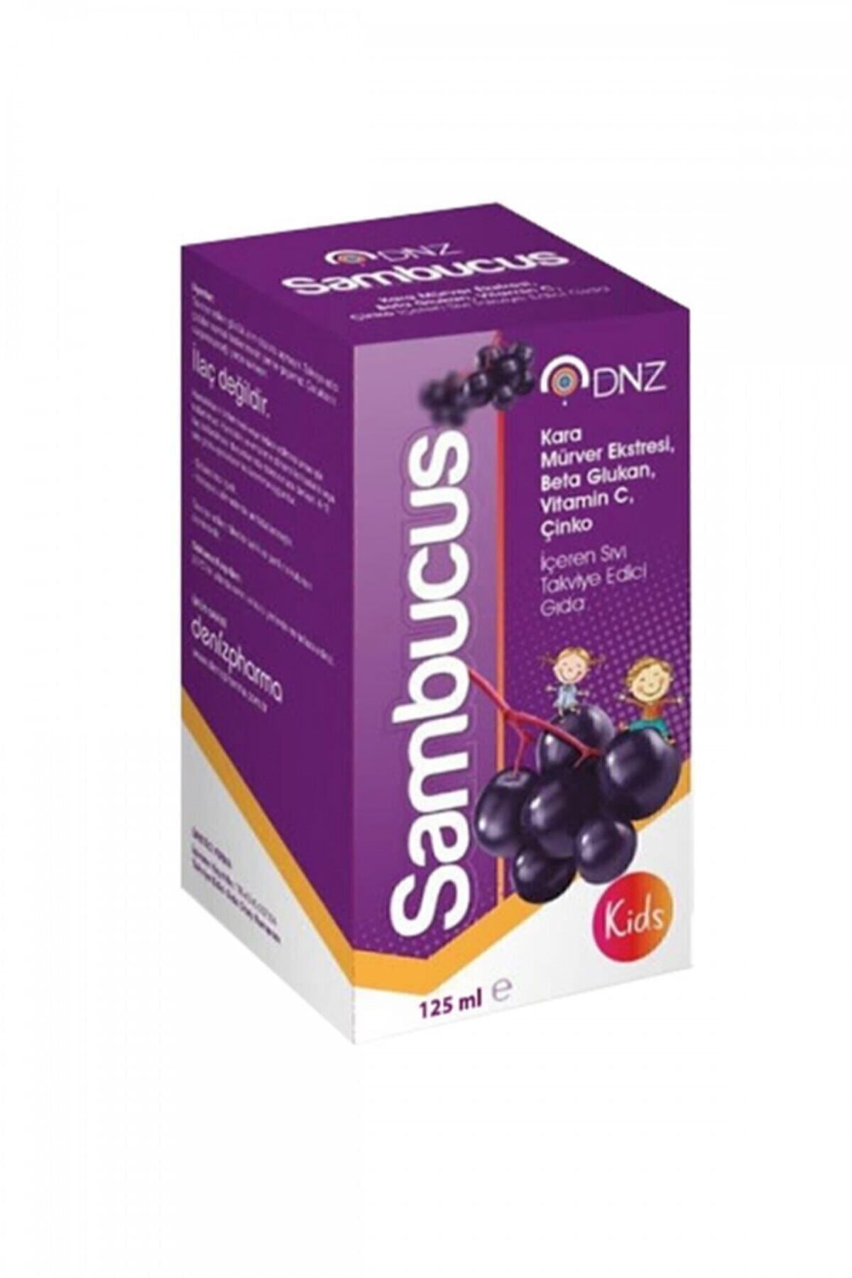 Sambucus Kids Kara Mürver Ekstresi Beta Glukan Vitamin Çinko