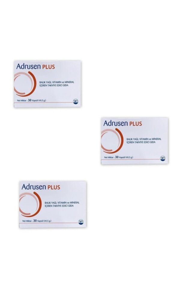 Adrusen Plus 30 Kapsül 3 Adet