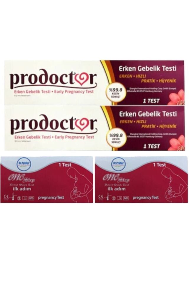 Early Erken Gebelik Testi X 2 Adet + Hızlı Gebelik Testi Kaset Test X 2 Adet