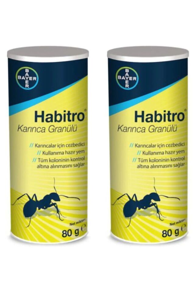 2 Ad Habitro Karınca Yemi 2 X 80 gr Yeni Üretim