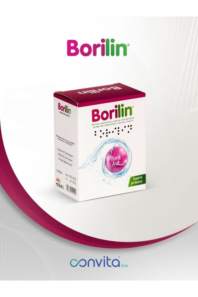 Borilin Dış Genital Bölge Temizleyici 2x100 Ml