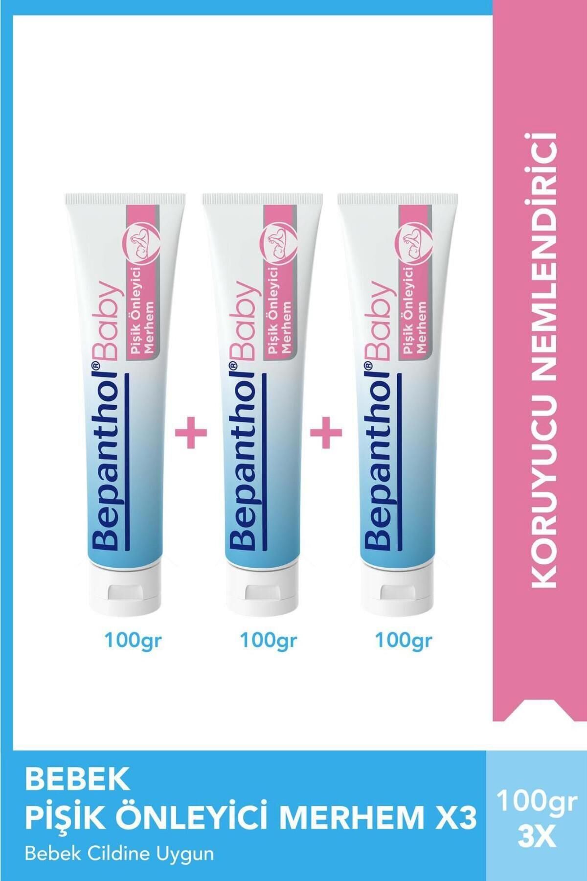 Baby Pişik Önleyici Merhem 100 gr 3lü Paket L Parapen, Sls, Parfüm, Koruyucu Içermez