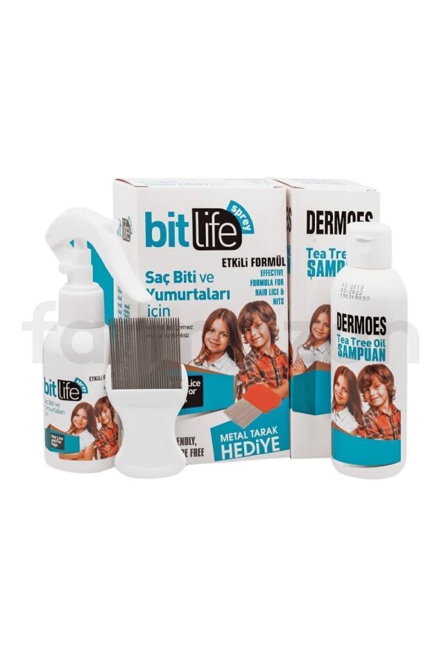 Bit Life Spreyi 100 Ml + Bit Life Şampuanı 150 Ml Demir Tarak Hediyeli