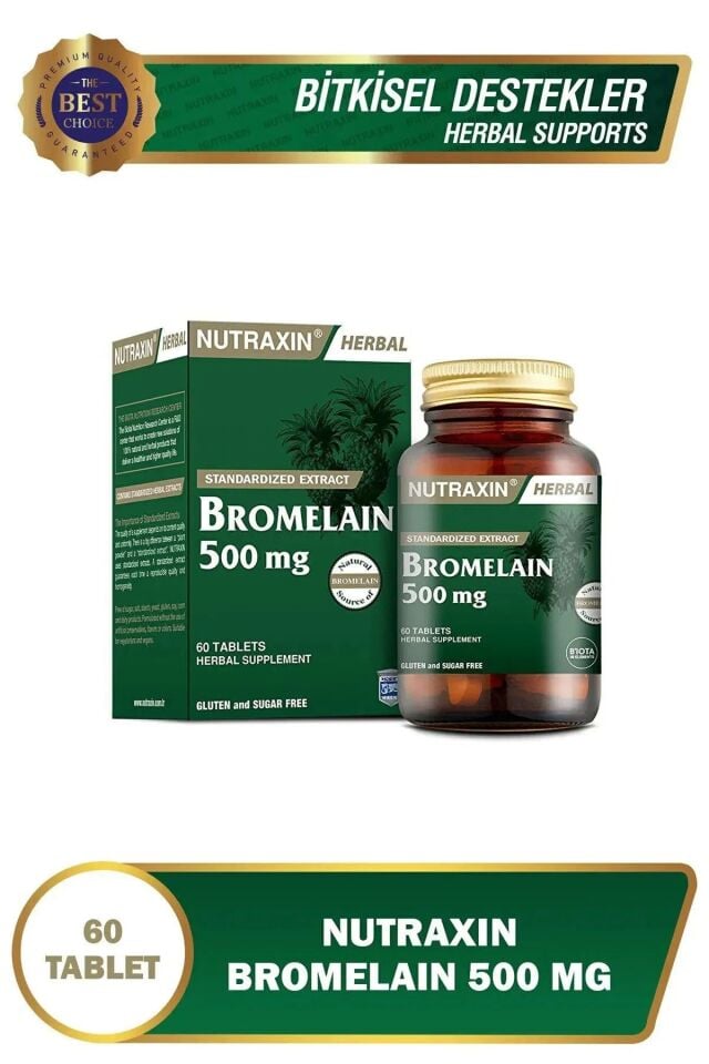 Bromelain 60 Kapsül X 3