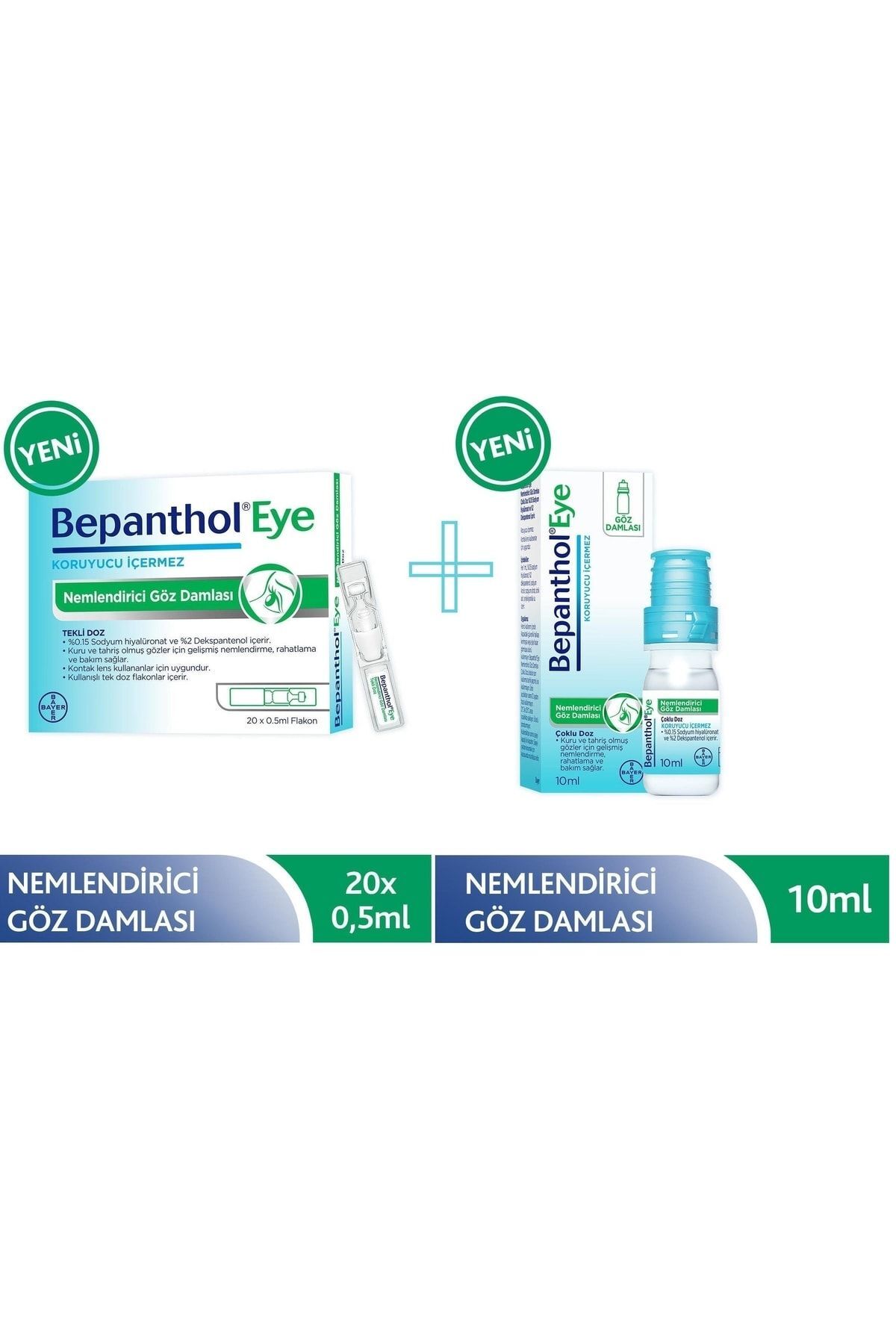 Eye Göz Damlası 10 Ml+ Eye Göz Damlası 0,5 Ml X 20 Flakon