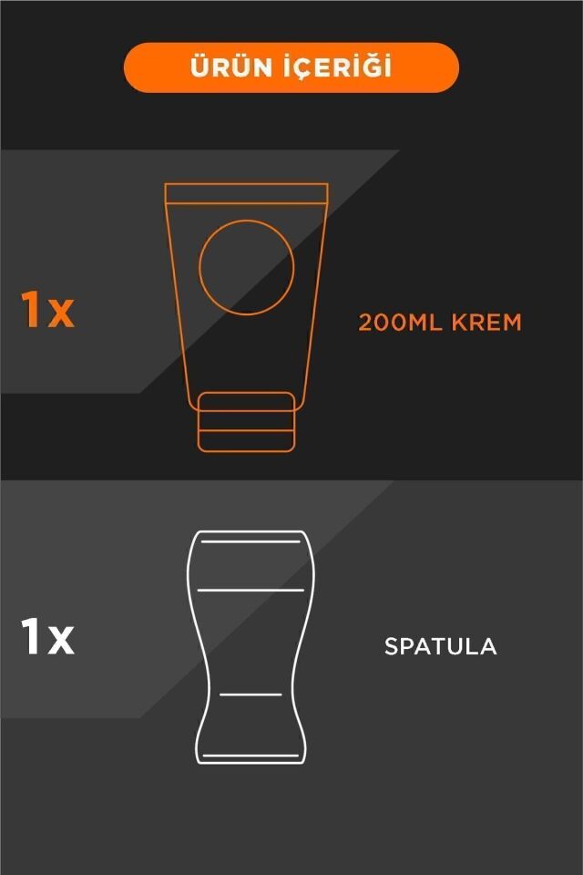 Men Erkeklere Özel Tüy Dökücü Krem Normal Ciltler 200ml + Duşta Tüy Dökücü Krem Normal Ciltler 150ml
