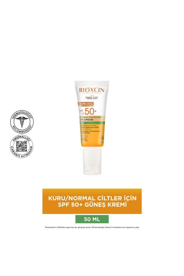 Sun Care Çok Yüksek Koruma Yağlı Ciltler için Güneş Kremi Spf 50+ 50 Ml - Kolajen ve Hyaluronik Asit