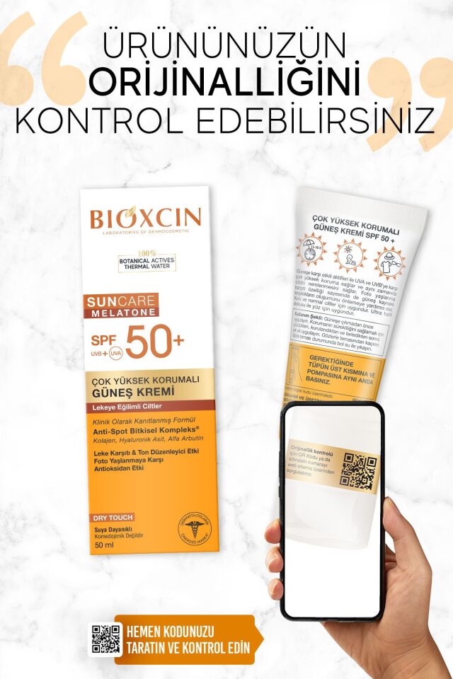 Sun Care Lekeye Eğilimli Ciltler Spf 50 Güneş Kremi 50 ml - Alfa Arbutin, Kolajen, Hyaluronik Asit