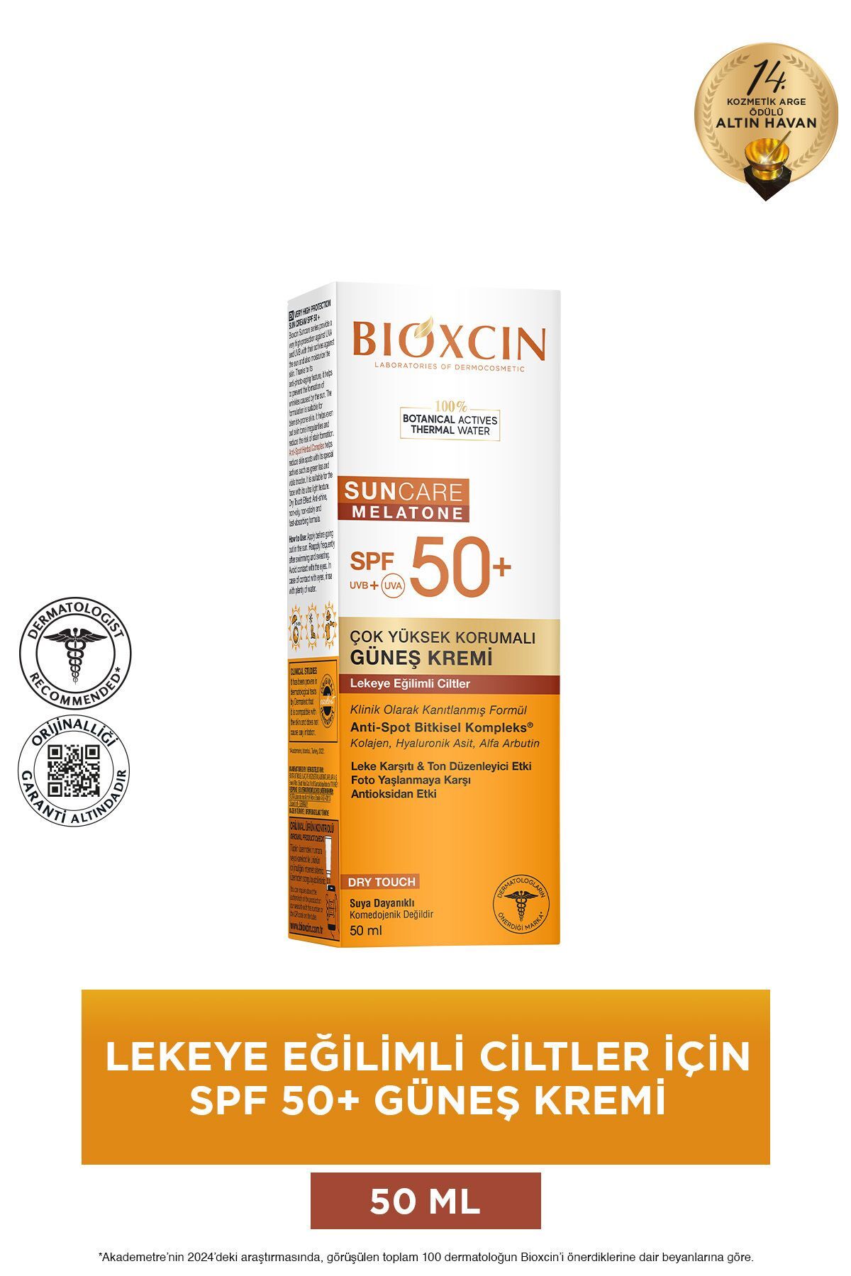 Sun Care Lekeye Eğilimli Ciltler Spf 50 Güneş Kremi 50 ml - Alfa Arbutin, Kolajen, Hyaluronik Asit