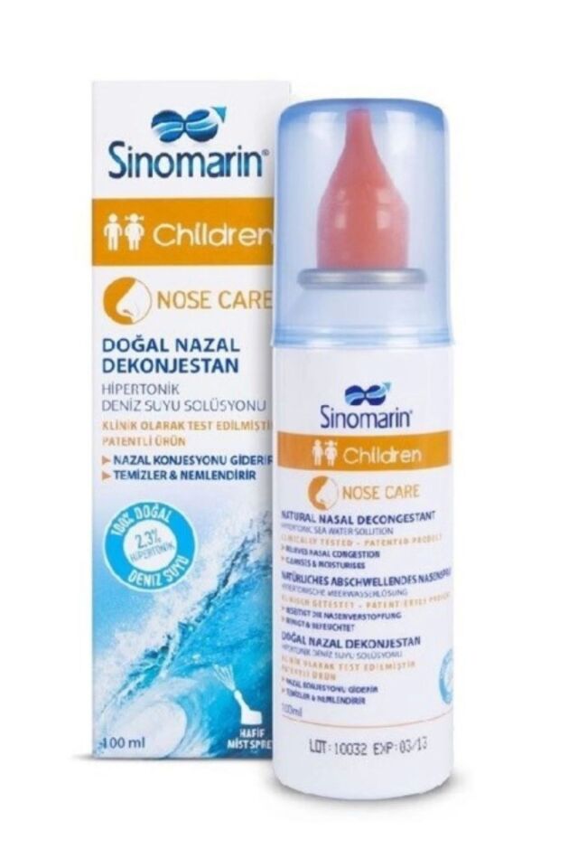 Çocuklar Için Deniz Suyu Spreyi 100 ml 5206892100261