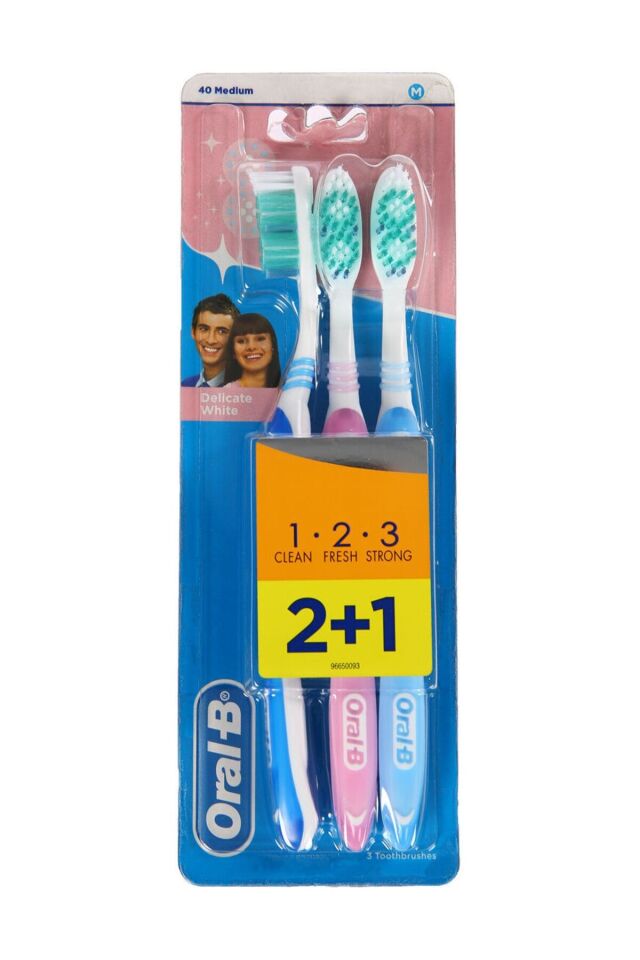 Diş Fırçası 3 Efect Delicate Whıte Medıum 40 2+1