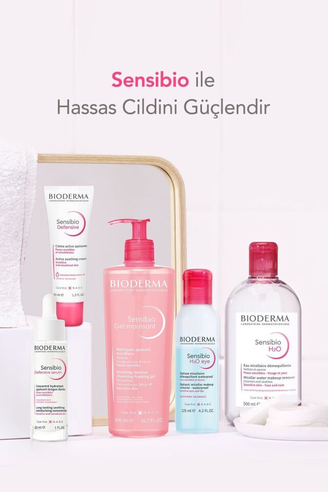 Sensibio Foaming Gel Hassas ve Normal Ciltler Durulanan Micellar Yüz Temizleme Jeli 500 ml