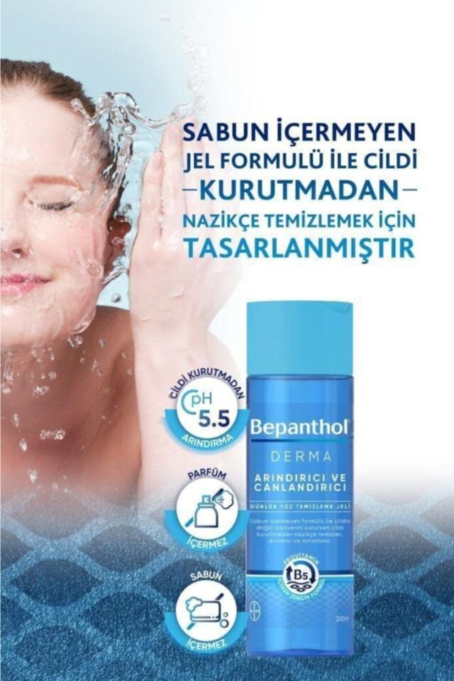 Derma Arındırıcı Ve Canlandırıcı Günlük Yüz Temizleme Jeli 200 Ml 2 Adet