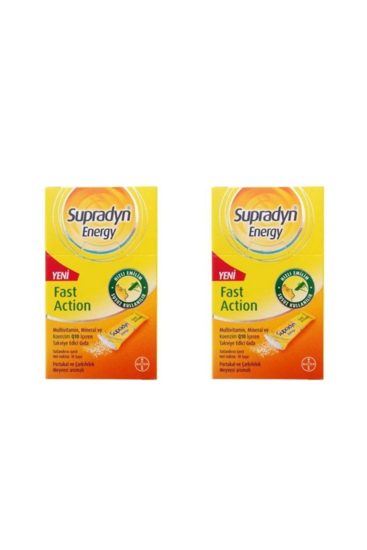 Energy Fast Action 10 Saşe 2 Kutu
