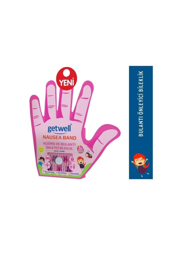 Nausea Kusma Ve Bulantı Önleyici Bileklik Band (çocuk) Pembe