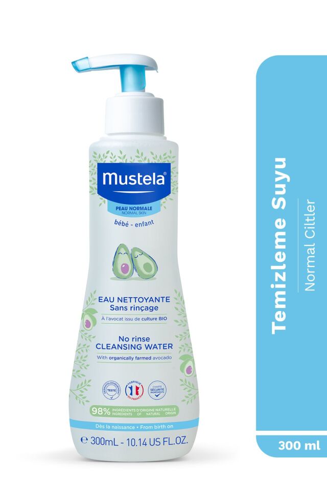 Organik Avokado İçeren Durulama Gerektirmeyen Temizleme Sıvısı Micellar Su Yüz Vücut 300 ml