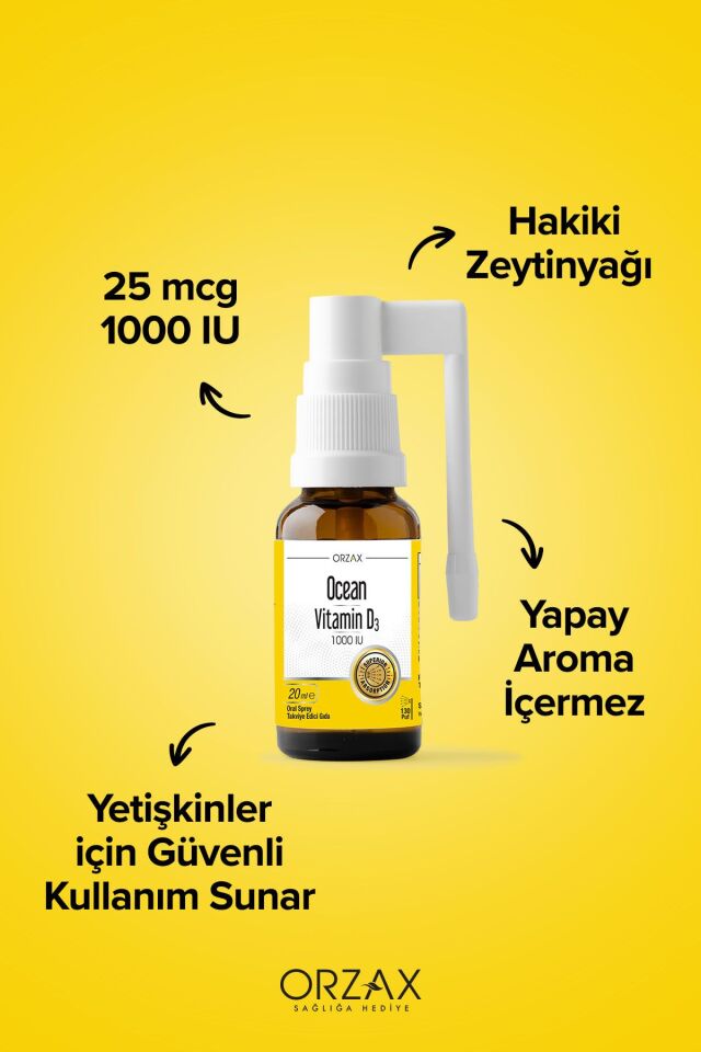 Vitamin D3 Sprey 1000 Iu - 20 ml