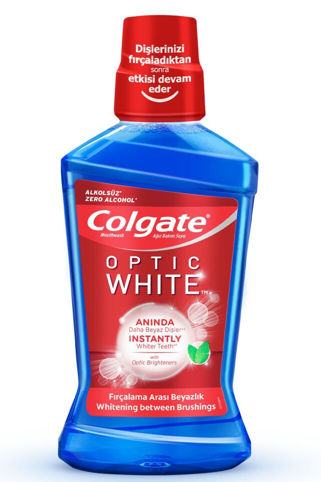 Optic White Beyazlatıcı Alkolsüz Ağız Bakım Suyu 500 ml