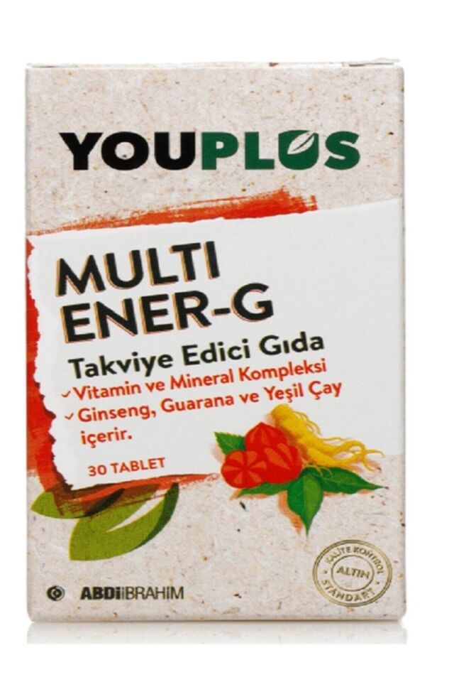 Yeni Ambalaj 30 Tablet Muti Ener-g