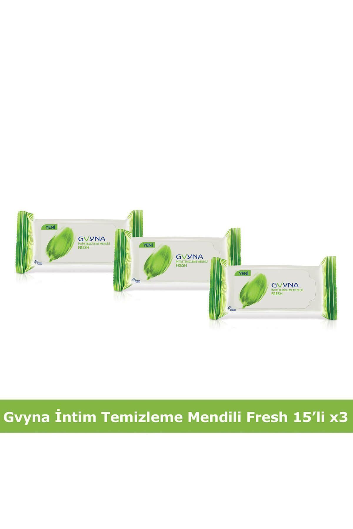 İntim Temizleme Mendili Fresh15' Li x 3