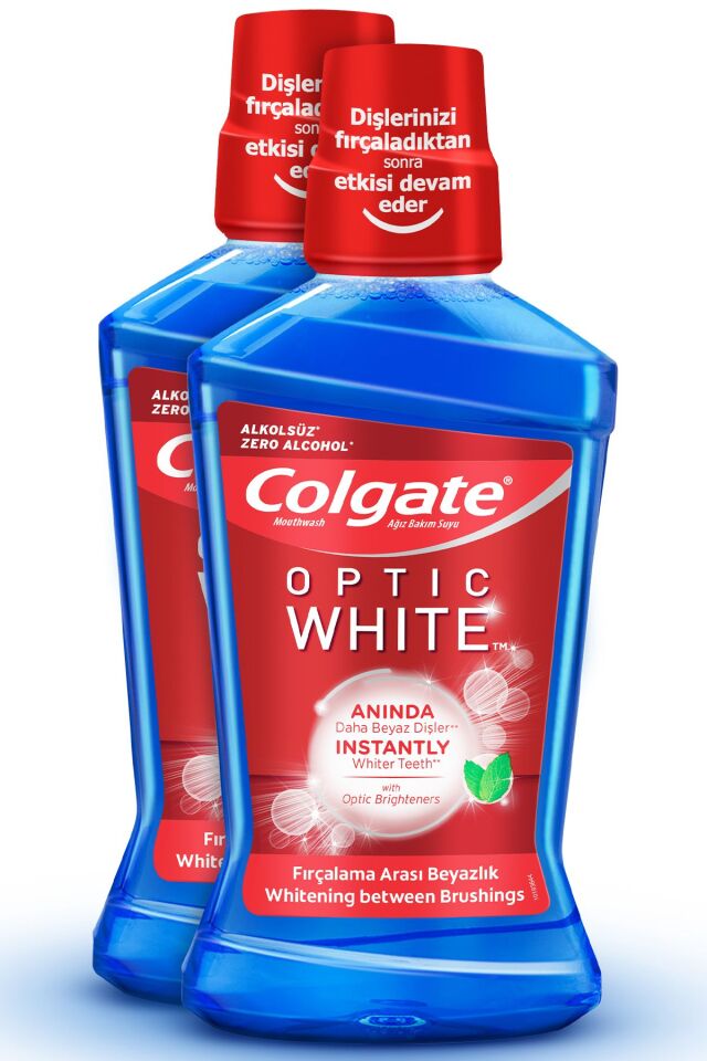Optic White Ağız Bakım Suyu 500ml x2