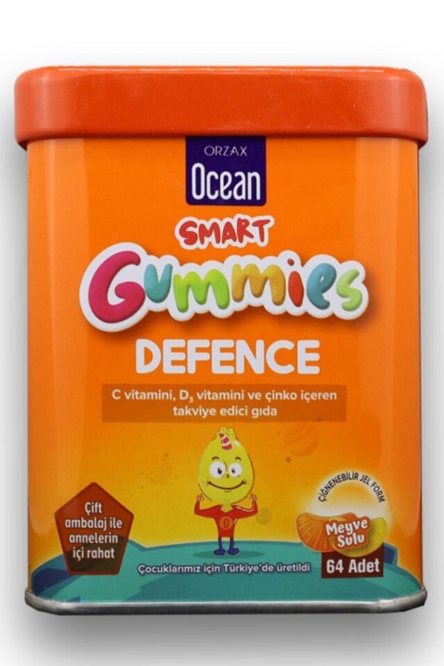Ocean Smart Gummies Defence 64 Adet Çiğnenebilir Jel Form