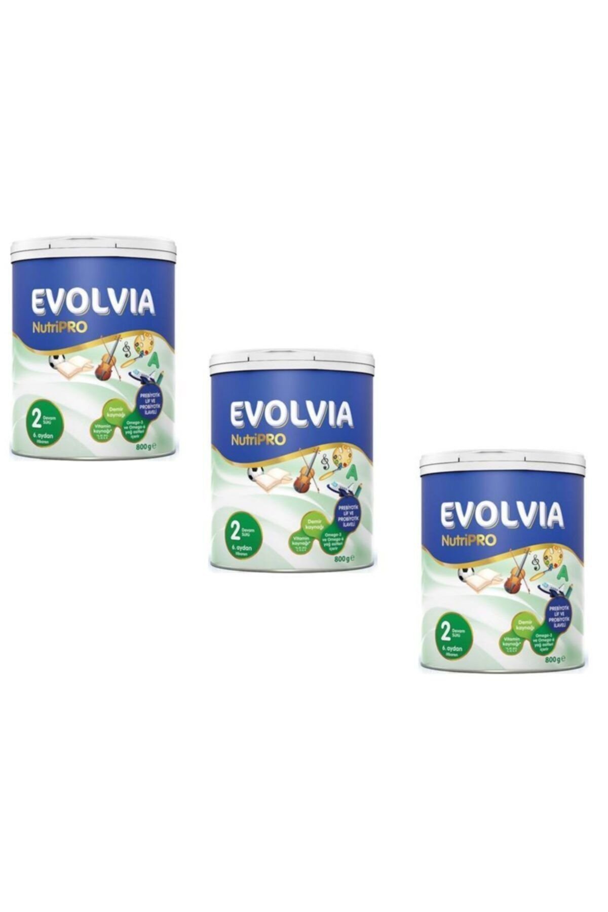 2 Bebek Maması 800 gr 3'lü Paket