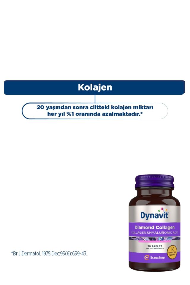 Diamond Collagen & Hyaluronic Acid 30 Tablet 2'li Avantaj Paket