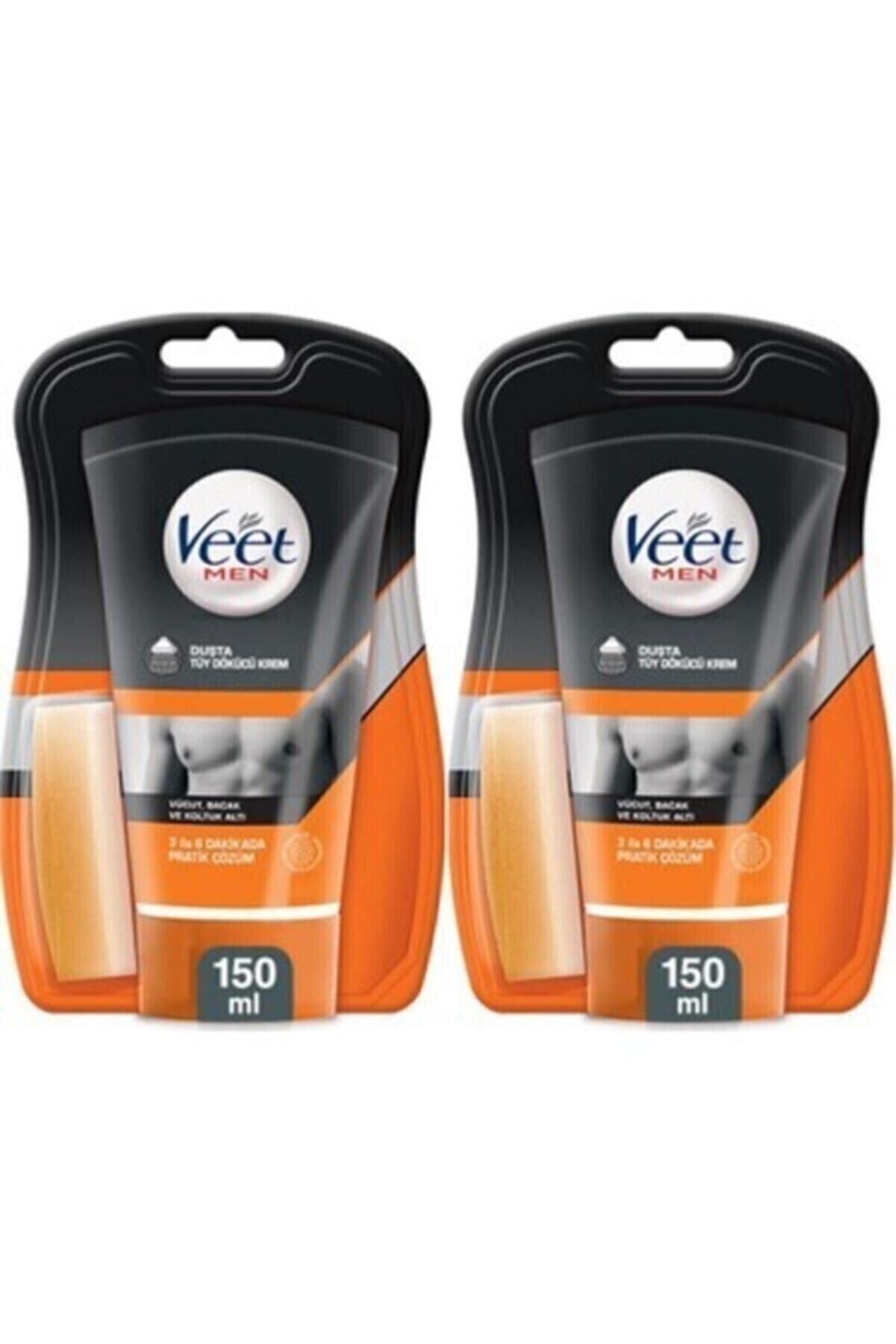 Men Erkeklere Özel Duşta Tüy Dökücü Krem 150ml X 2 Adet