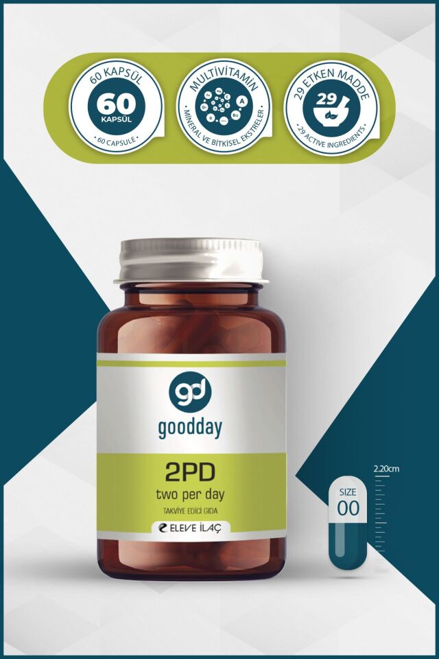 Goodday 2pd Two Capsule Per Day 60 Kapsül