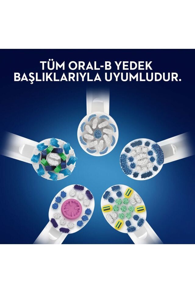 Pro 3500 Şarj Edilebilir Diş Fırçası Siyah + Başlık