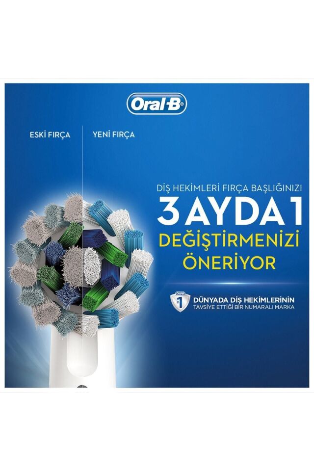 Pro 3500 Şarj Edilebilir Diş Fırçası Siyah + Başlık