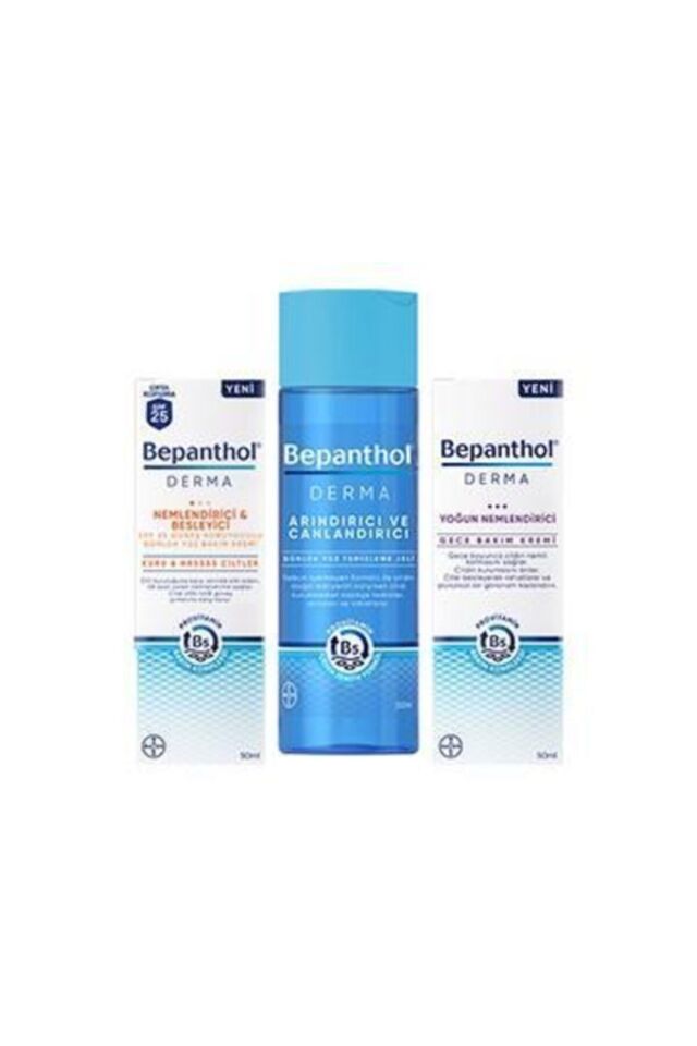 Derma Yoğun Nemlendirici Gece Bakım Kremi + Derma Arındırıcı Ve Canlandırıcı Yüz