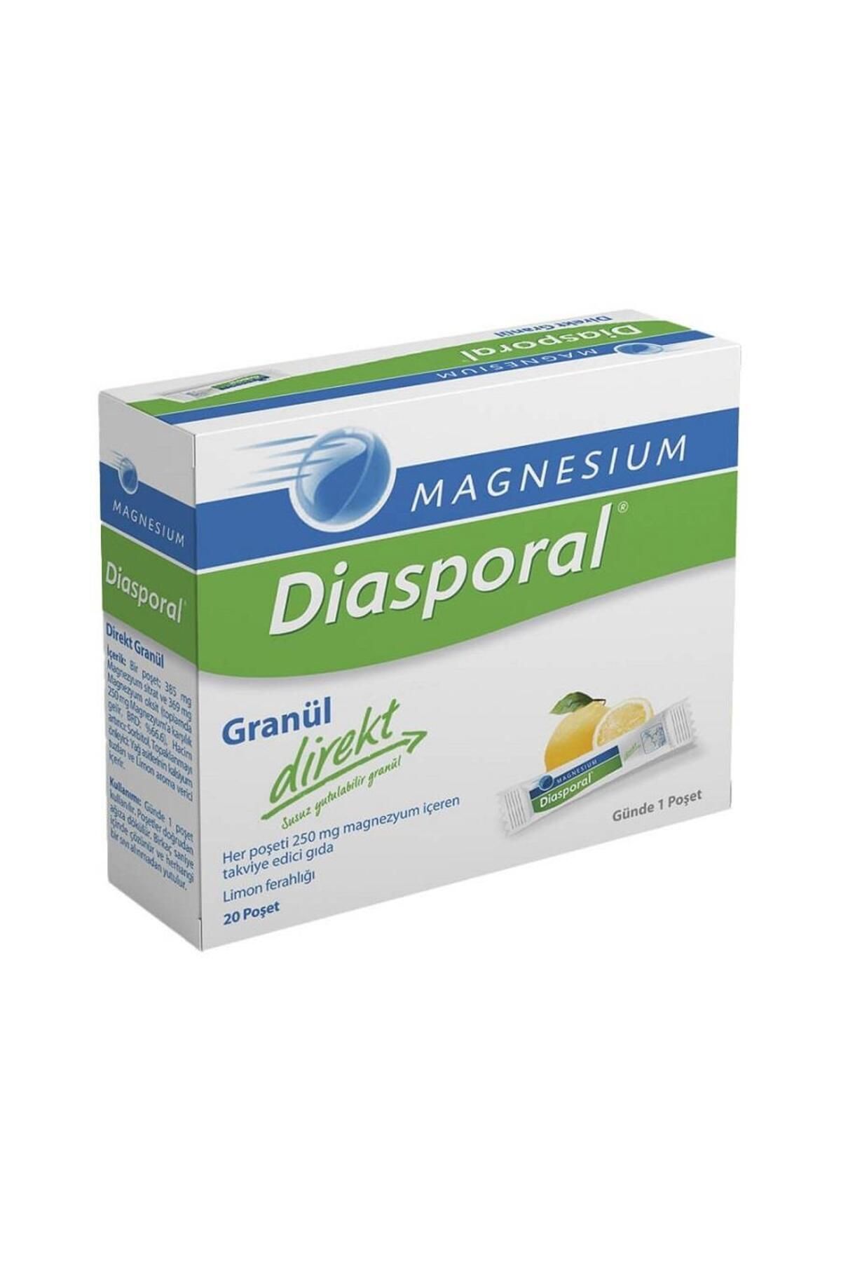 Magnesium Diasporal Granül 20 Direkt Poşet