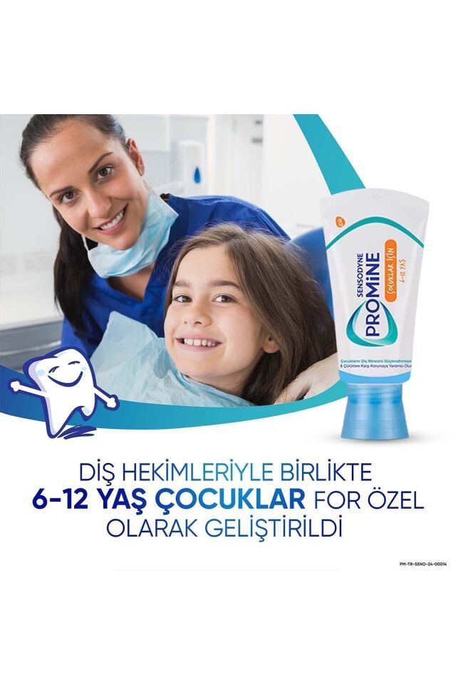 Promine Çocuklar için Diş Macunu 50 ml x3