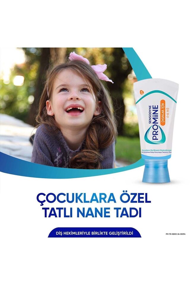 Promine Çocuklar için Diş Macunu 50 ml x3