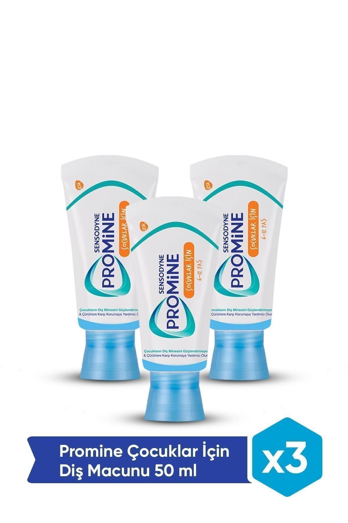 Promine Çocuklar için Diş Macunu 50 ml x3