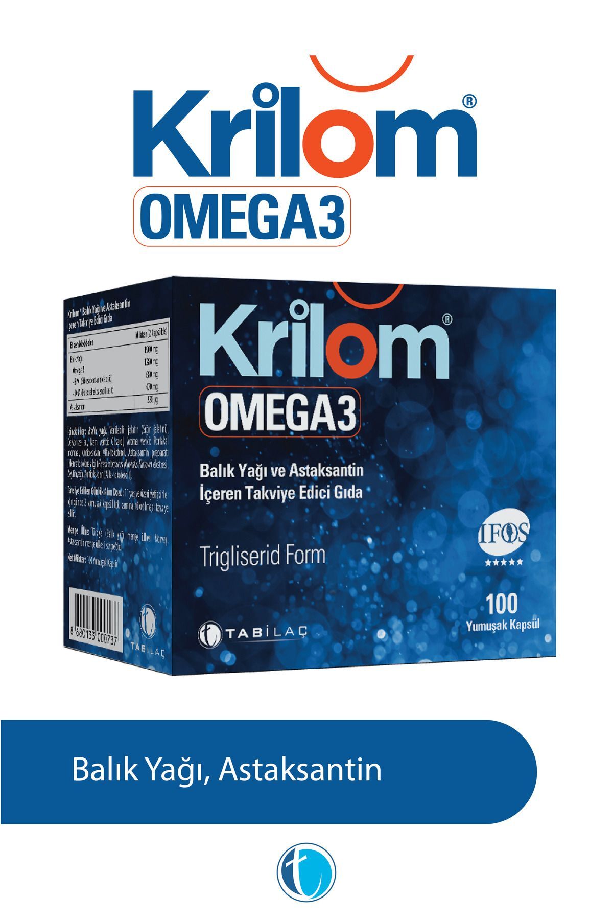 Omega 3 100 Yumuşak Kapsül Balık Yağı