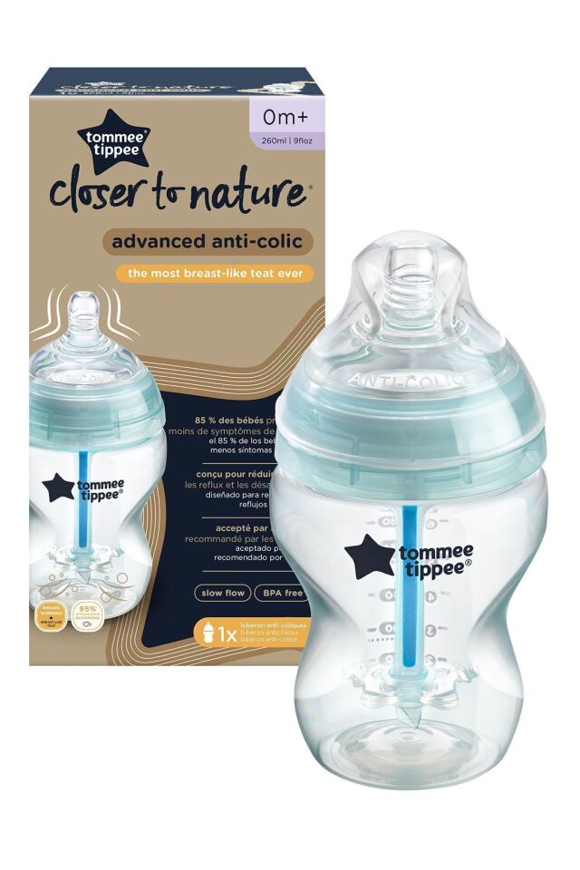 260 ml Gelişmiş Antikolik Biberon Mint Yeşili