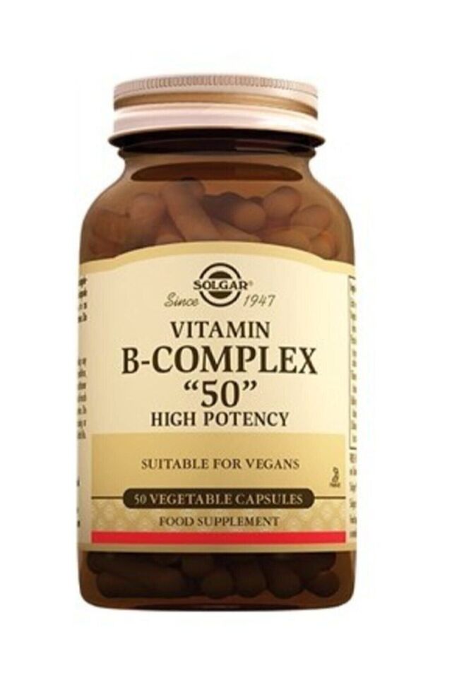 Vitamin B- Complex-50 Takviye Edici Gıda 50 Kapsül