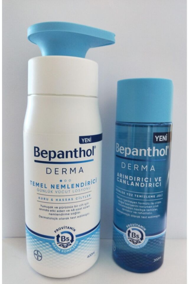 Derma Temel Nemlendirici 400ml + Günlük Yüz Temizleme Jeli 200 Ml