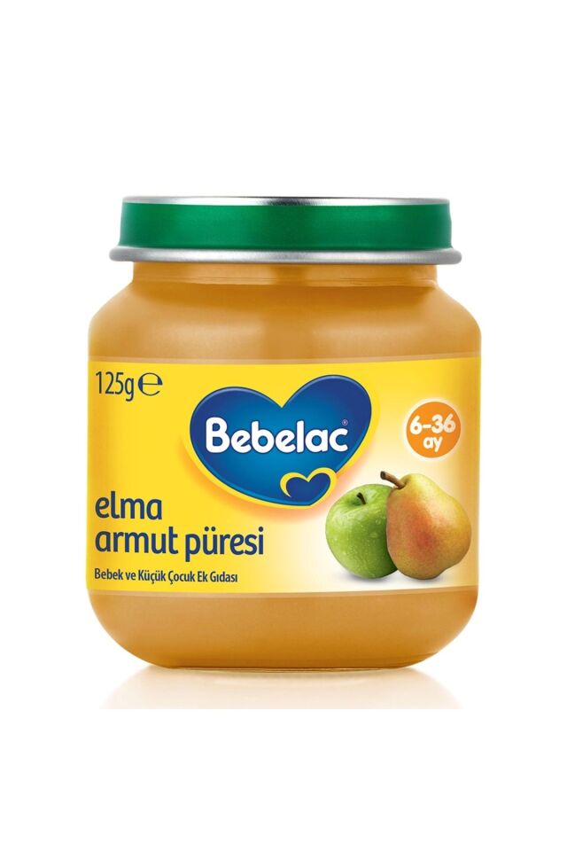 Elma Armut Püresi Kavanoz Maması 125 gr