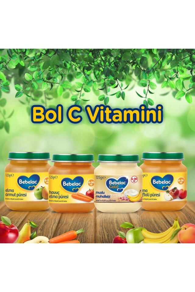Elma Armut Püresi Kavanoz Maması 125 gr