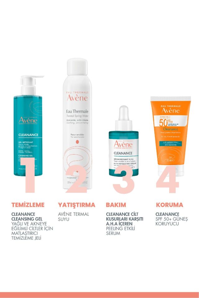 Cleanance Yağlı ve Akneye Eğilimli Ciltler için Matlaştırıcı Etkili Temizleme Jeli 400 ml