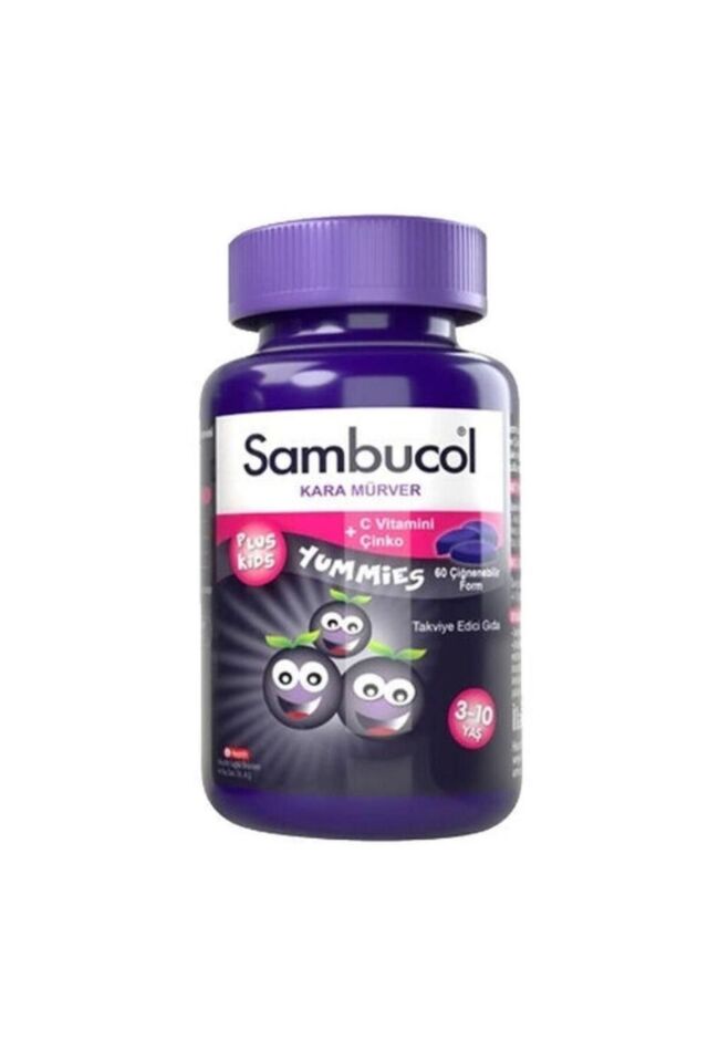 Sambucol Plus Kids Yummies 60 Adet