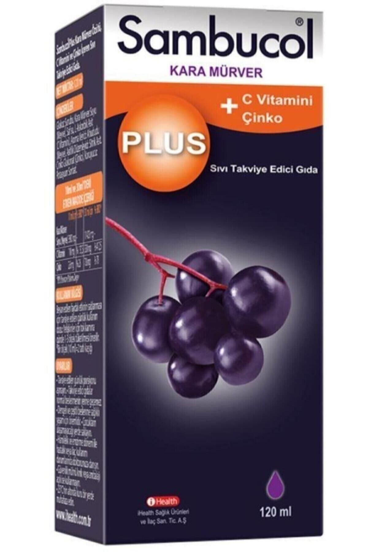 Sambucol Plus Kara Mürver Özütü C Vitamini & Çinko 120 ml