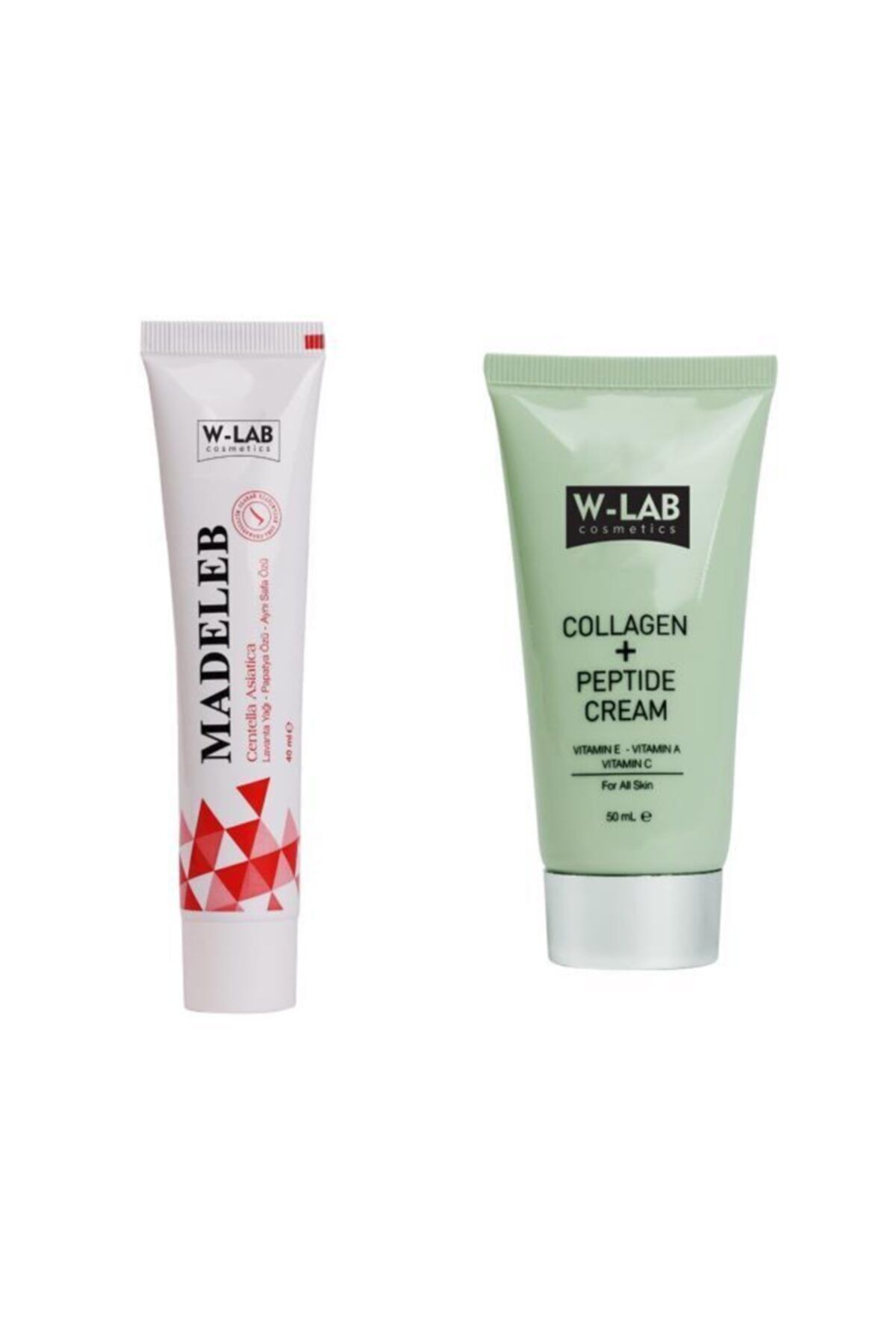 W Lab Madeleb Krem + Kolajen Peptit Krem Set