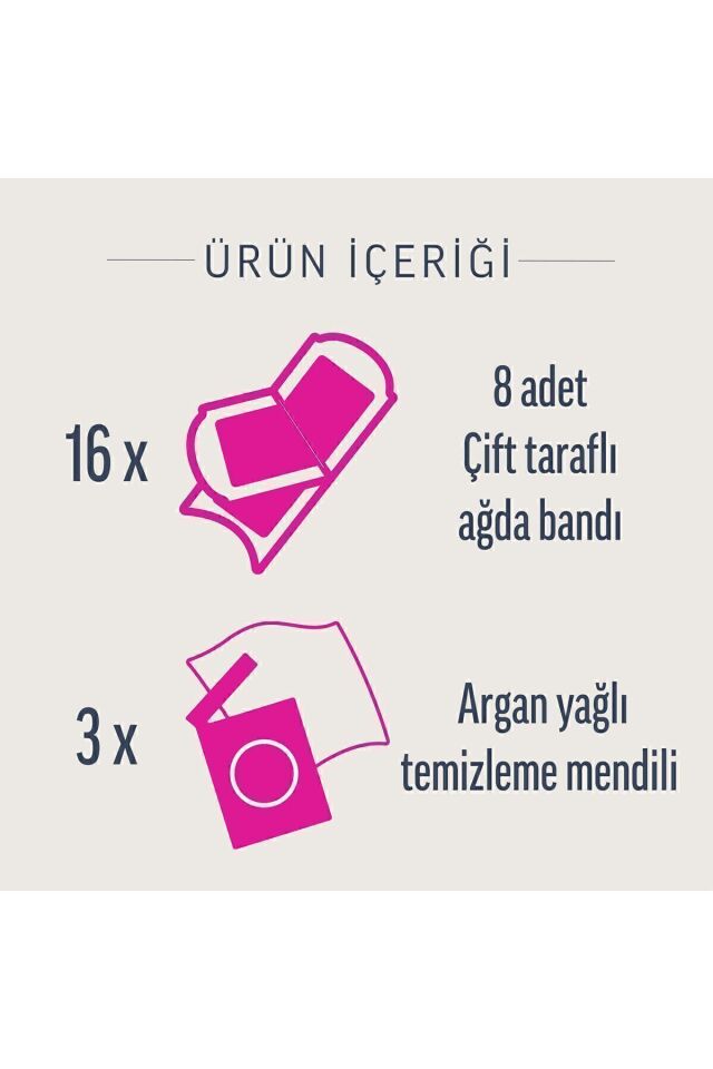 Pure Hipoalerjenik Sir Ağda Bandı Bikini & Koltuk Altı Bölgesi Hassas Ciltler 32'li (16'lı X 2 Adet)